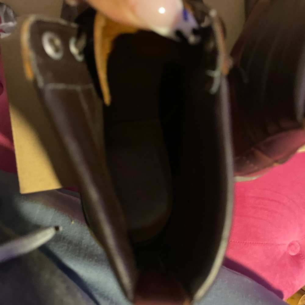 Dr. Martin boots size 9 Burgundy/ Brown